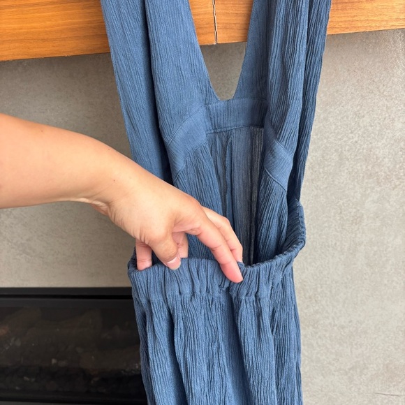 Mara Hoffman Linny Dress in Blue Tencel Lyocell, Size XL - Picture 14 of 16